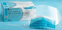 Earloop / Eye Shield Procedure Masks - Click Image to Close